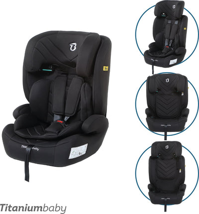 Titanium Baby Titanium Babyschale Niklas i-Size (R129) – Schwarz