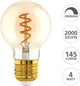 Eglo LED-Lampe - E27 - ø 6 cm - G60 - Bernstein - 2000k - dimmbar