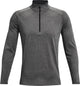 Under Armour UA Tech 2.0 1 2 Zip-Grey Herren-Sporttrikot – Carbon Heather – Schwarz