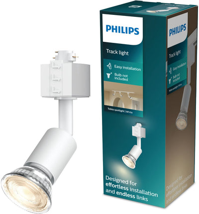Philips LED Philips EasyLink Tobia – Spot – GU10-Fassung – maximale Wattzahl: 7 W – Weiß – Schienenbeleuchtung
