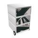 Mobiler Schubladenschrank Paperflow Easybox mit 3 Schubladen, Balken 642 x 390 x 436 mm