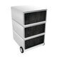 Paperflow Easybox mobiler Schubladenschrank mit 3 Schubladen 642x390x436mm dunkel