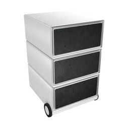 Paperflow Easybox mobiler Schubladenschrank mit 3 Schubladen, 642 x 390 x 436 mm, Tafel