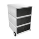 Paperflow Easybox mobiler Schubladenschrank mit 3 Schubladen, 642 x 390 x 436 mm, Tafel