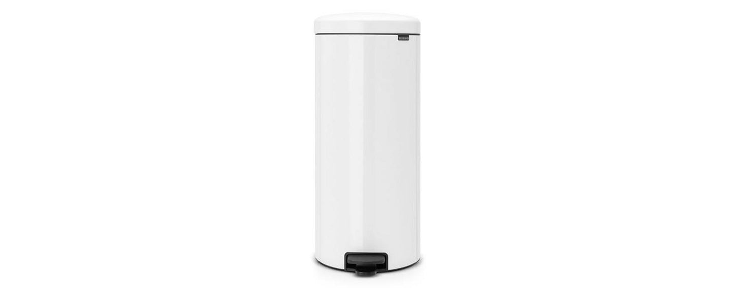 Brabantia Newicon Pedal Eimer, 30l - Weiß