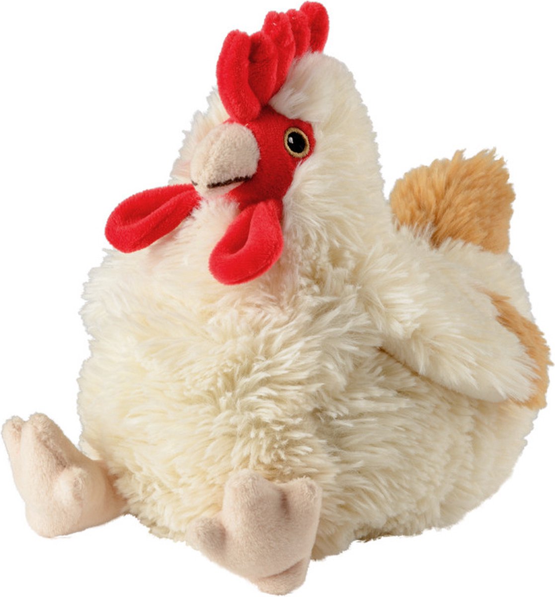 Warmies wärmendes Mikrowellen-Kuscheltier Huhn – 25 cm – Sitzsack – wärmendes Kuscheltier