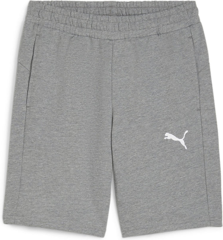 Puma Teamgoal Casuals Shorts Herren-Sporthose – Mittelgrau meliert – Weiß