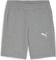 Puma Teamgoal Casuals Shorts Herren-Sporthose – Mittelgrau meliert – Weiß