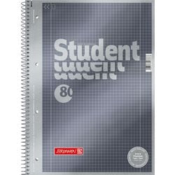 Notizblock braun A4 Metallic-Anthrazit