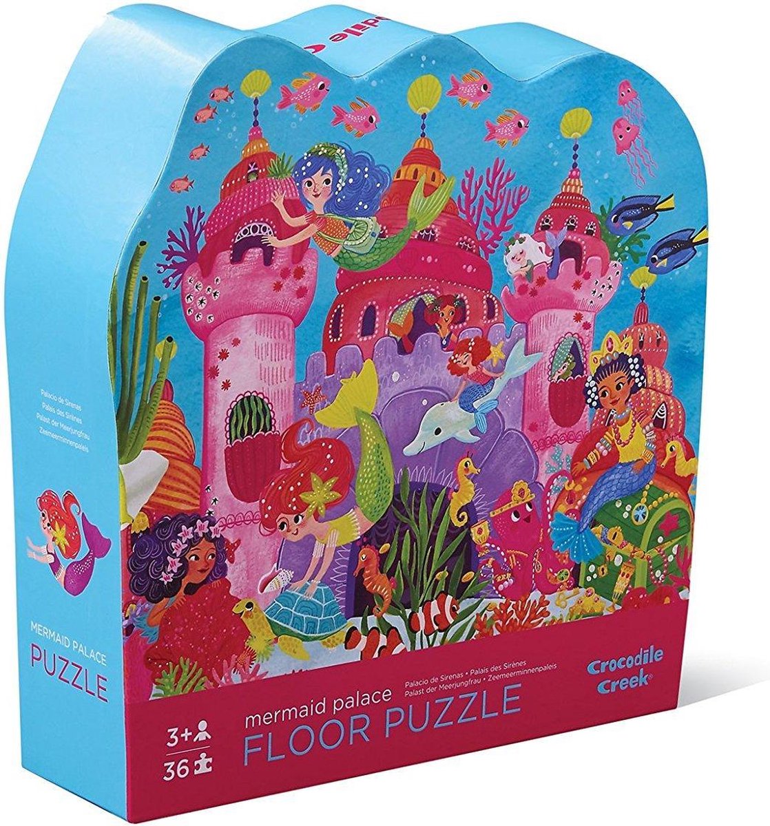Crocodile Creek Meerjungfrau-Puzzle mit Tieren -