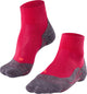 Falke TK5 kurze Anti-Blasen-Wandersocken aus dünnem Woll-Funktionsmaterial Damen Rot – Größe 39-40