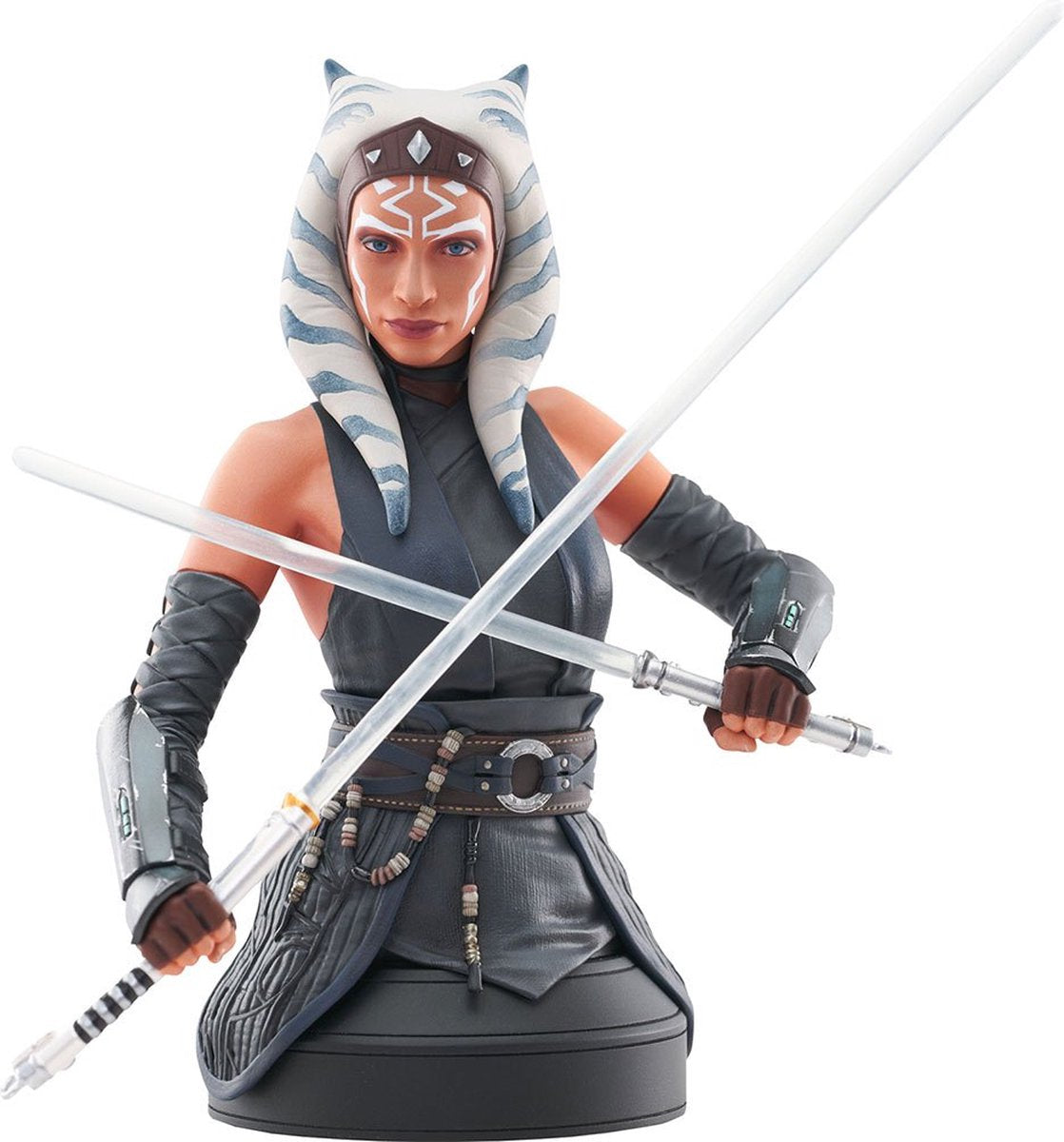 Star Wars The Mandalorian Ahsoka Tano Mini-Büstenfigur, Schwarz
