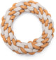 Beeztees Welpe Dental Rope Ring Mik – Hundespielzeug – TPR-Baumwolle – Beigebraun – 14 x 14 x 3,2 cm