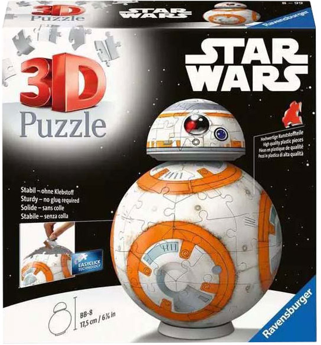 Ravensburger 3D-Puzzle Star Wars BB-8, 99st.