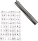 Kreativfirma Stempel Set Gummibriefe und -figuren weiß - afbeelding 1