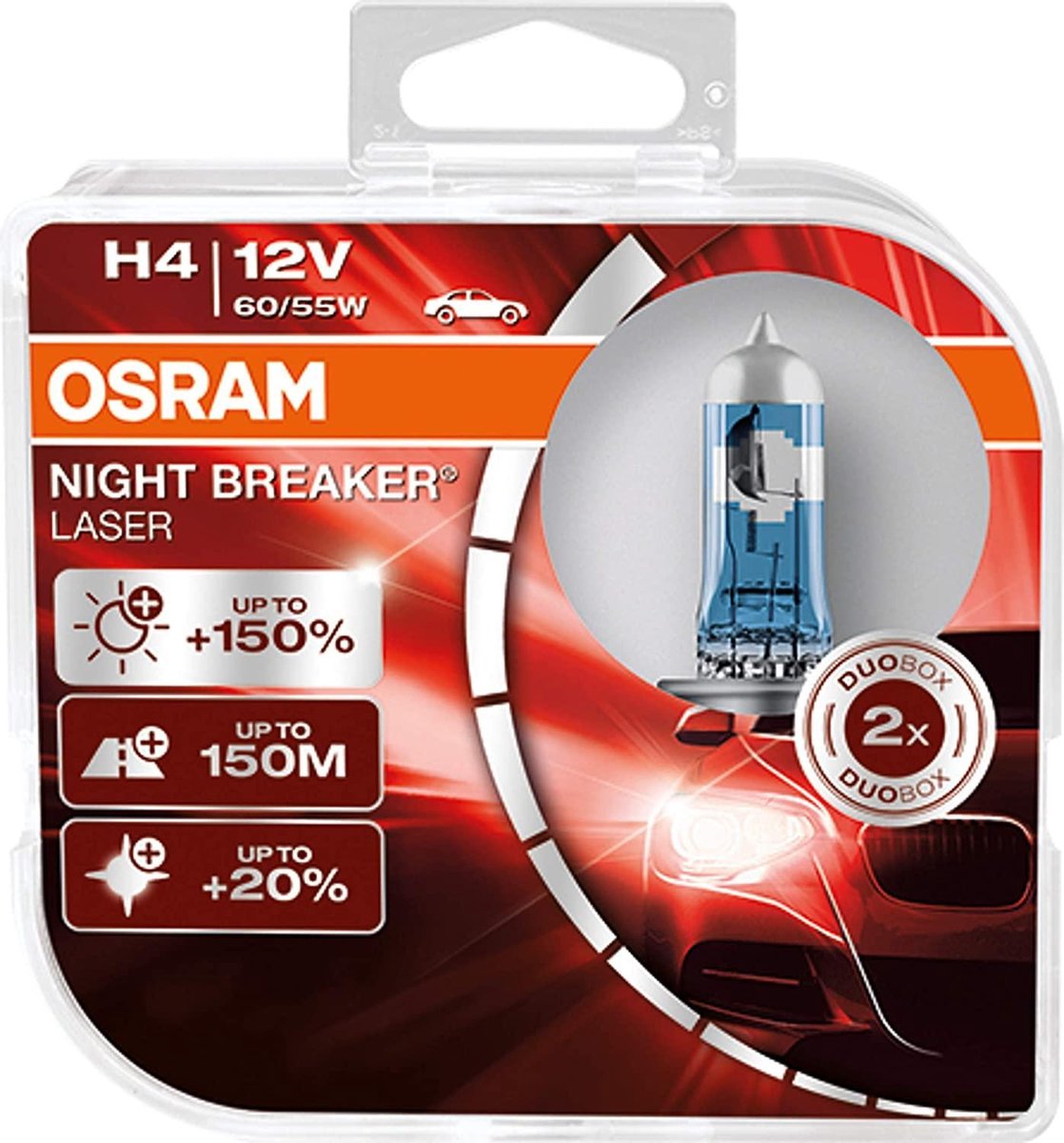 Osram H4 Night Breaker Laser +150 % 64193nl-hcb