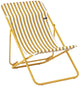 Lafuma Maxi Transat – Strandstuhl – faltbar – verstellbar – Airlon – miel (gelb) gestreift