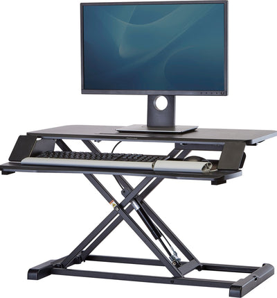 Fellowes corsivo – Sitz-Steh-Booster – mit Gasfeder – ergonomisch – für den Schreibtisch