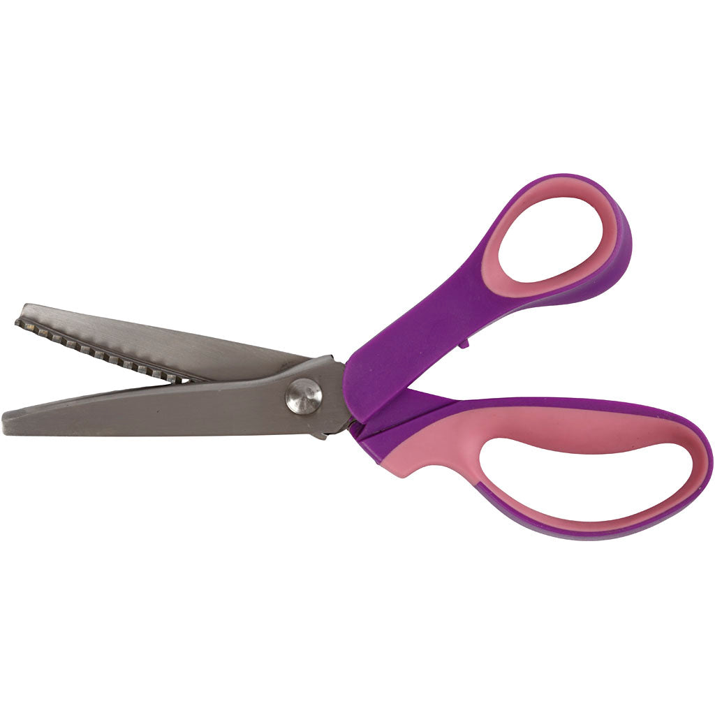 Creativ Company Zackenschere, L: 23,5 cm, Rechtshänder, 1 Stück