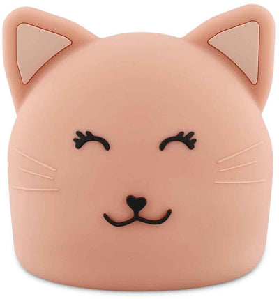 Trixie Nachtlampe Mrs. Katze - wiederaufladbare Nachtlampe für Kinder - 3 Lichtintensitäten - mit Timer