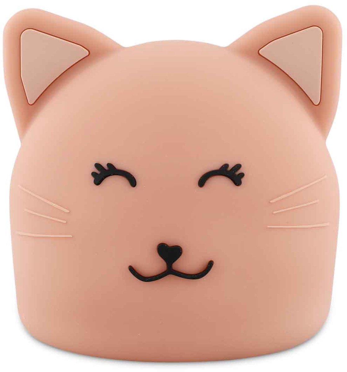 Trixie Nachtlampe Mrs. Katze - wiederaufladbare Nachtlampe für Kinder - 3 Lichtintensitäten - mit Timer
