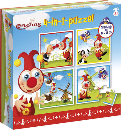 Bambelino Toys 4in1 Puzzle Jokie, 16st.