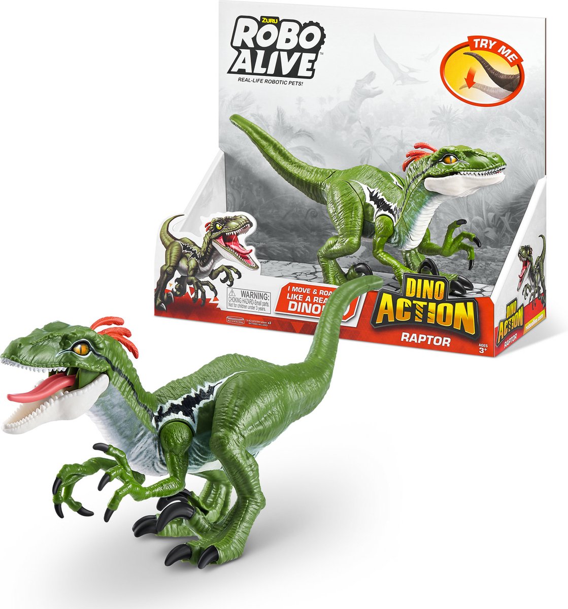 Robo Alive Dino Action Raptor von Zuru