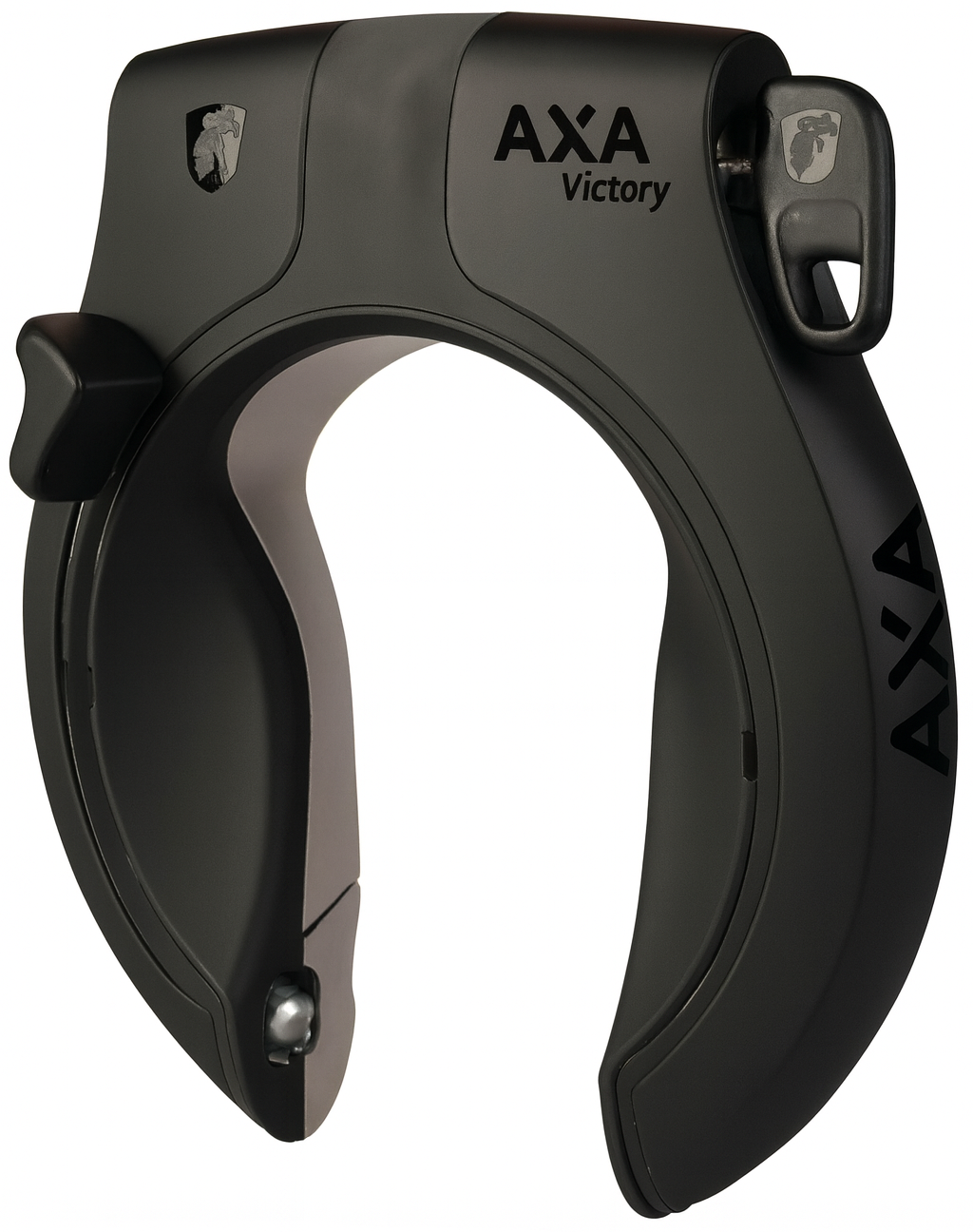 Axa Ringschloss Victory Art 2 – Mattschwarz – inklusive Batterieschloss Gazelle Impulse