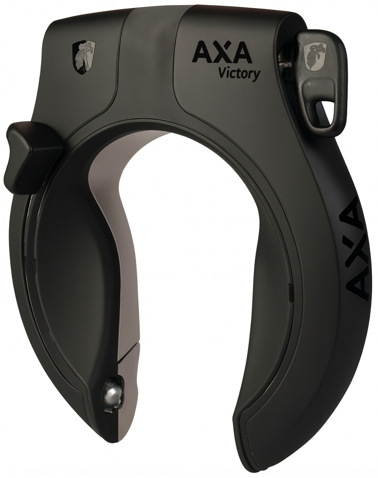 Axa Ringschloss Victory Art 2 – Mattschwarz – inklusive Batterieschloss Gazelle Impulse