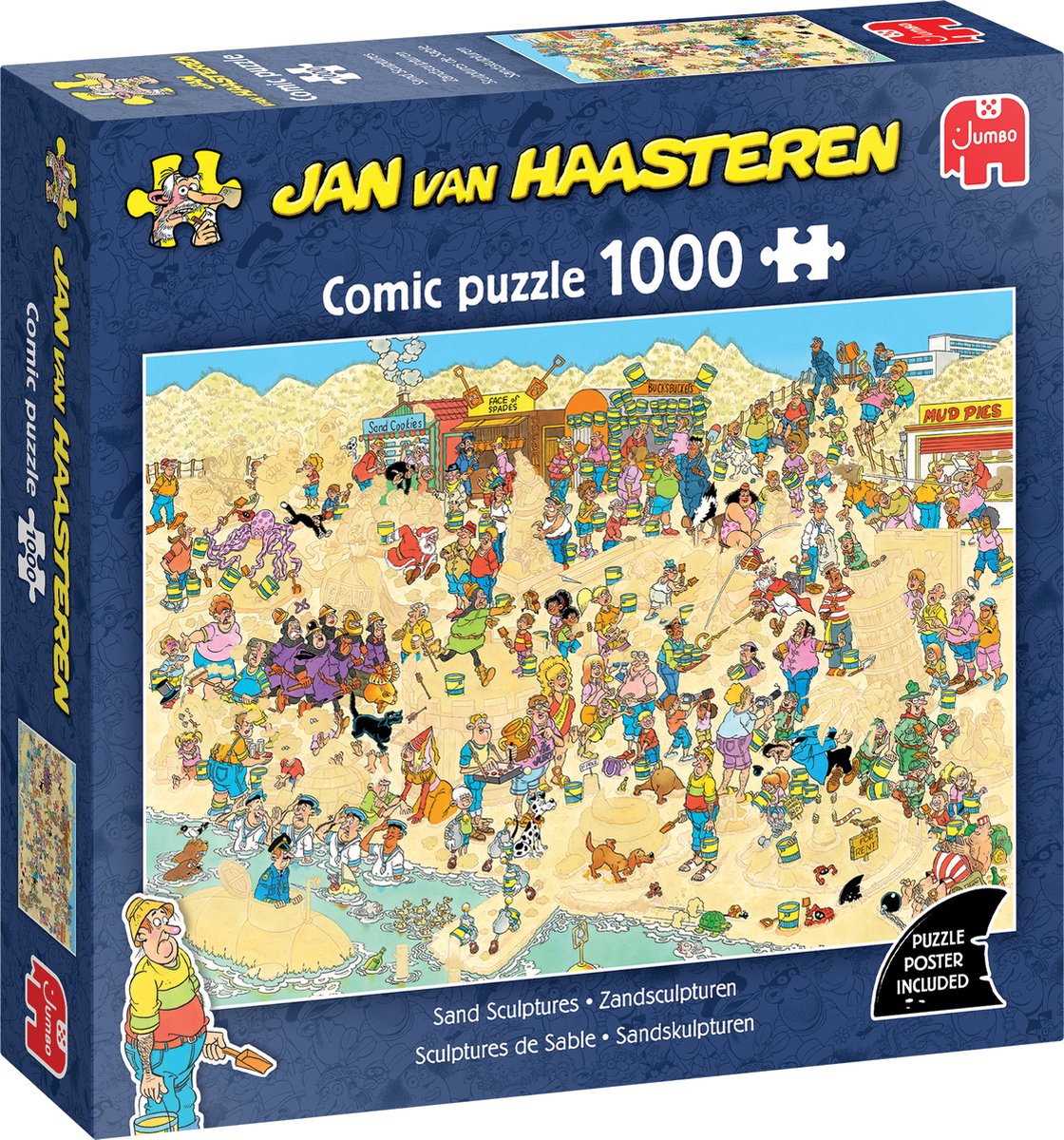 Jan Van Haasteren Pluzzle - Sandskulpturen, 1000st.