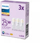 Philips LED-Kapsel – 25 W – G9 – warmweißes Licht – 3 Stück