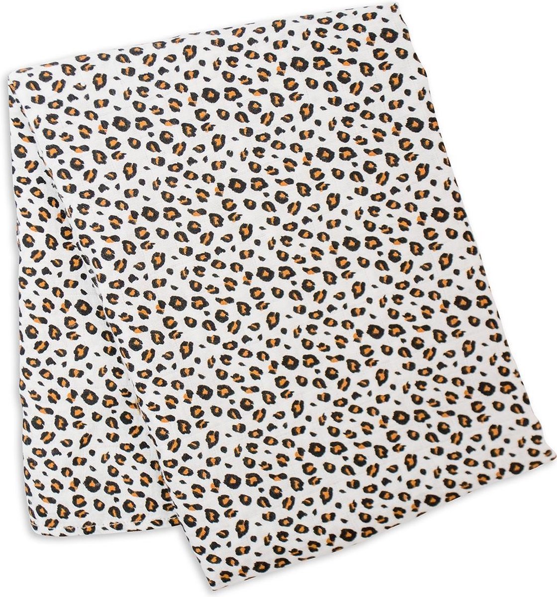 Lulujo – hydrophiles Tuch – Wickeltuch – Bambus – 120 x 120 cm – Leopard