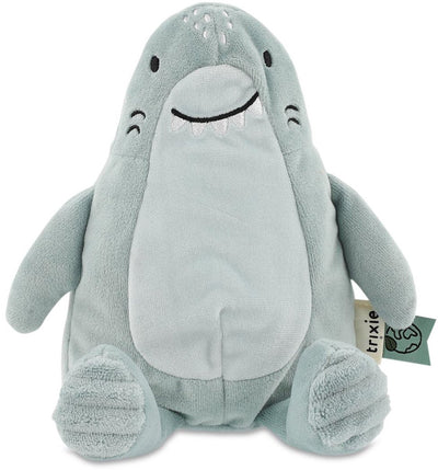 Trixie kleines Kuscheltier Mr. Shark – 0m+ – ideal als Mutterschaftsgeschenk – recycelter Stoff