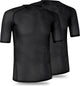 Gripgrab – Ultralight Mesh 2er-Pack Kurzarm-Basisschicht Sommer-Fahrrad-Unterhemd Polygiene-Sweatshirt – Schwarz – Herren – Größe XXL
