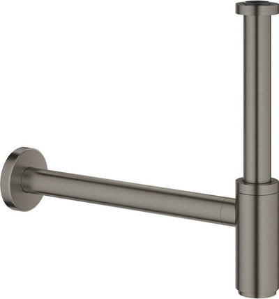 Grohe Design-Siphon 1 1 4 minimalistisch gebürsteter Hartgraphit