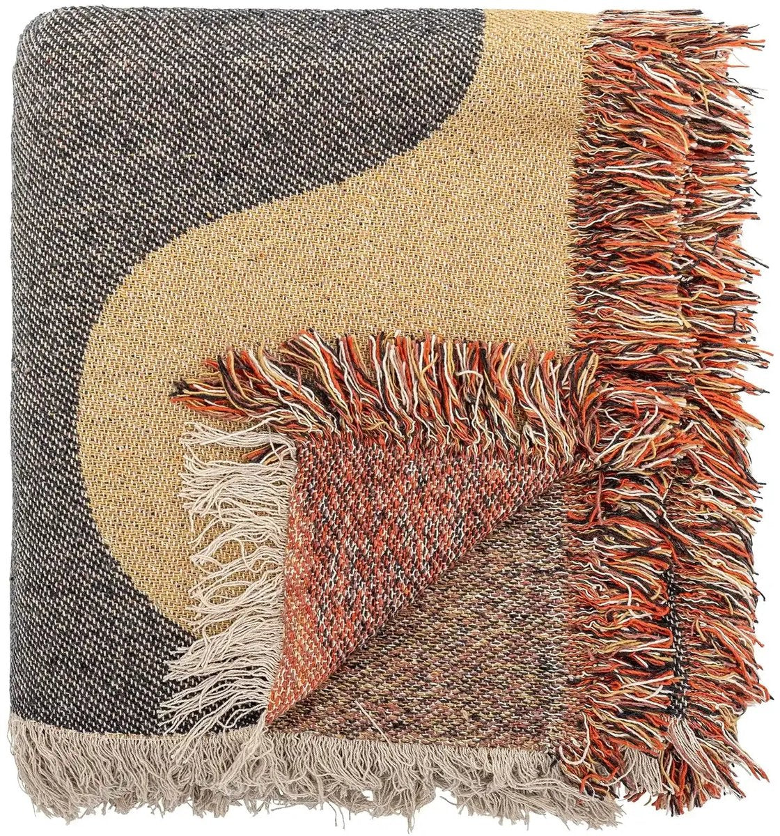 Bloomingville – Arni-Plaid – recycelte Baumwolle – 130 x 160 cm