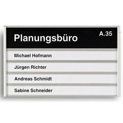 Türschild Ultradex Silber 310477