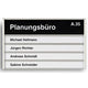 Türschild Ultradex Silber 310477