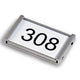 Türschild Ultradex Silber 310977
