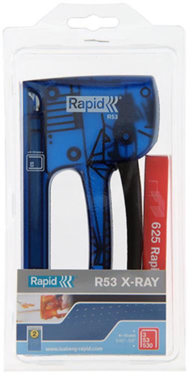 Rapid 1011507 - Heftgerät R 53 x Ray Blue | 1 Stk
