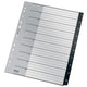 Leitz Recycling-Index 1208 A4 Maxi CO2 Neutralschwarz 10 Register 11-Loch 90 % recycelt