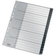 Leitz Recycling-Index 1211 A4 Maxi CO2 Neutralschwarz 20 Register 11-Loch 90 % recycelt