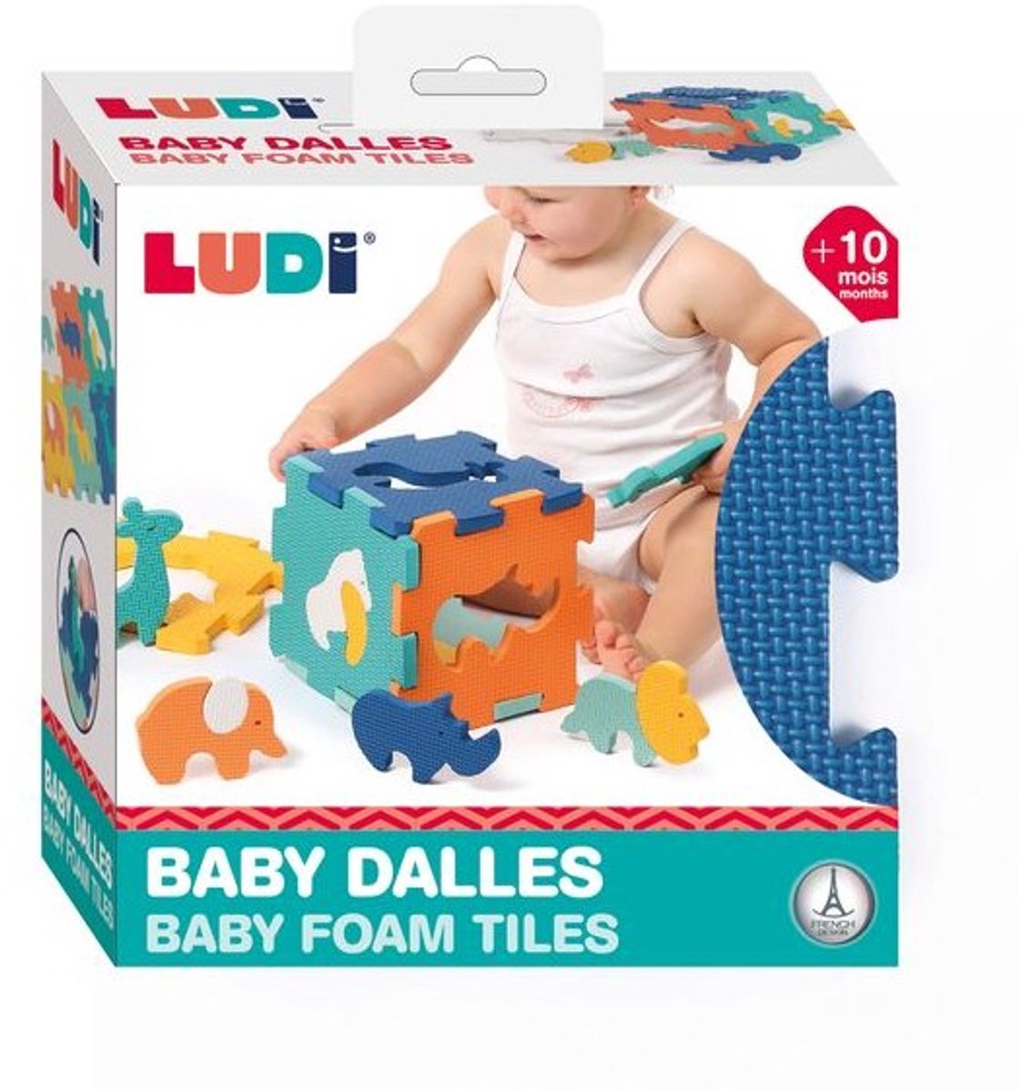 Ludi – Schaumstoff-Spielmatte – Spielplättchen