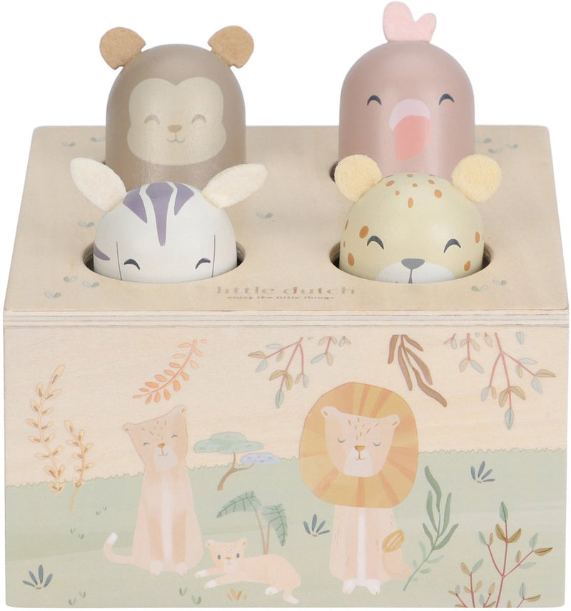 Little Dutch Safari Friends Pop-up-Spielzeug FSC