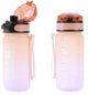Itotal Idrink Tritan-Flasche 500 ml Orange und Flieder Trinkflasche Orange und Flieder 7×7×19,5 cm