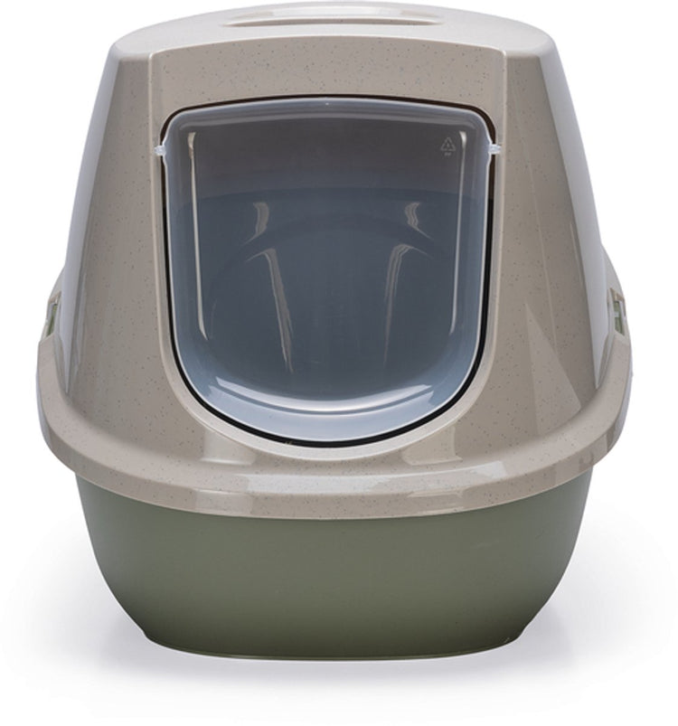 Beeztees Norah Eco – Katzentoilette – Grün – 54,5 x 39 x 39 cm