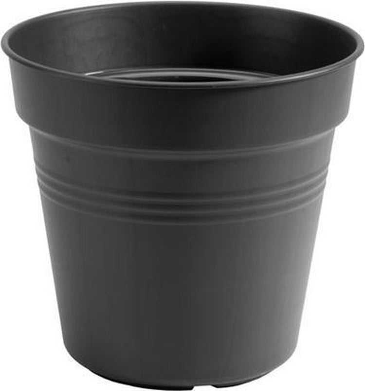 Elho Green Basics Anzuchttopf 27 – Anzuchttopf für drinnen und draußen – ø 27,0 x H 24,7 cm – Living Black