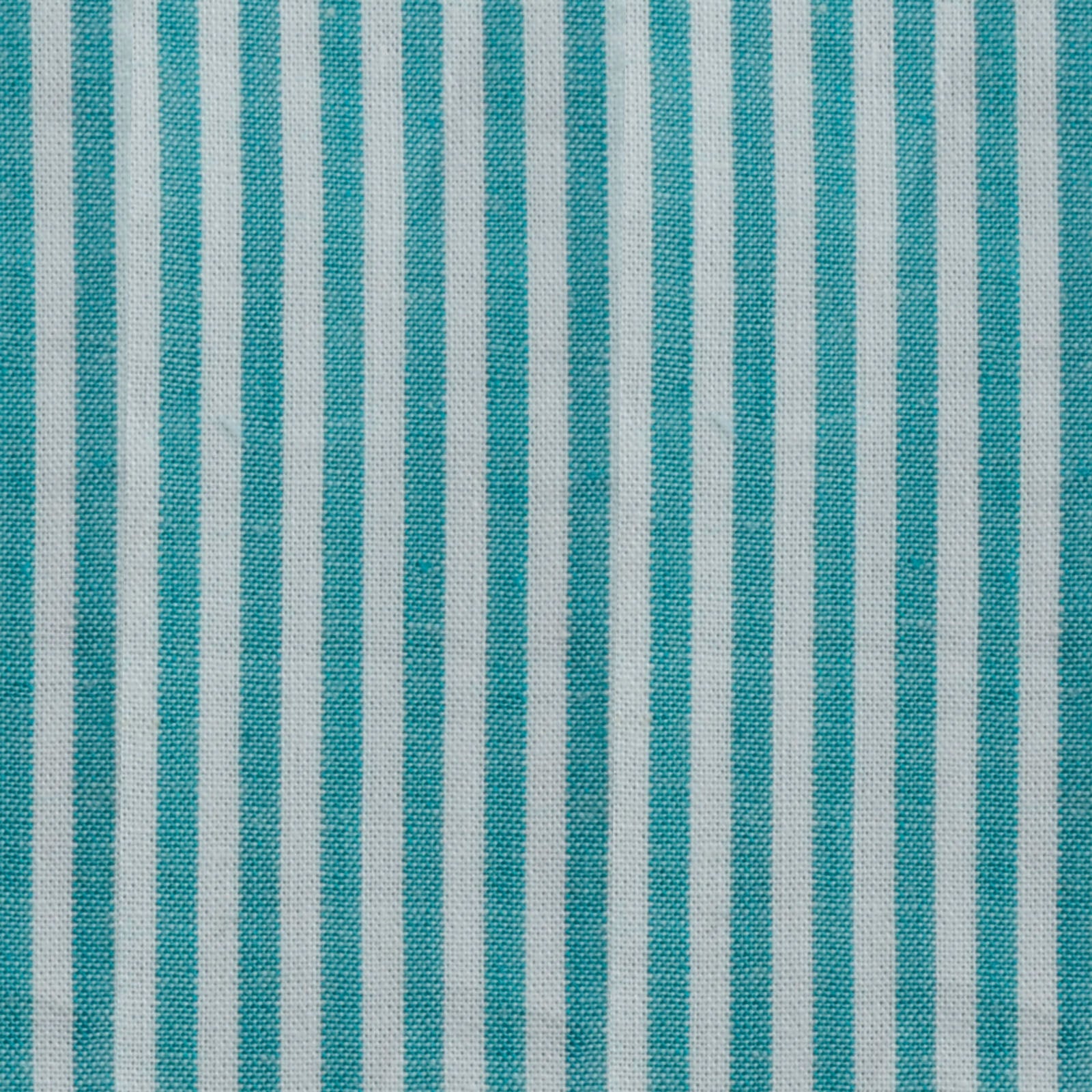 Vaessen creative • Baumwollstoff in Kokoston, 45 x 50 cm, Basic-Türkis gestreift