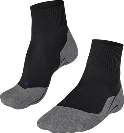 Falke TK5 Cool Short Anti-Blister dünne Lyocell-Funktionsmaterial Wandersocken Damen Schwarz – Größe 37-38