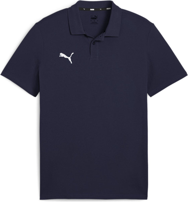 Puma Teamgoal Casuals Polo-Herren-Sportshirt – Marine-Weiß
